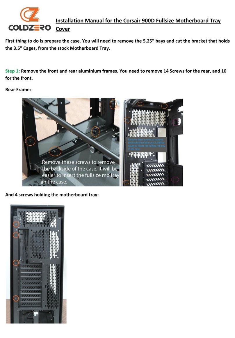 Coldzero CZ-900D-40 installation manual