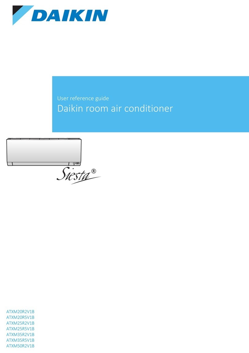 Daikin Siesta ATXM20R2V1B User reference guide