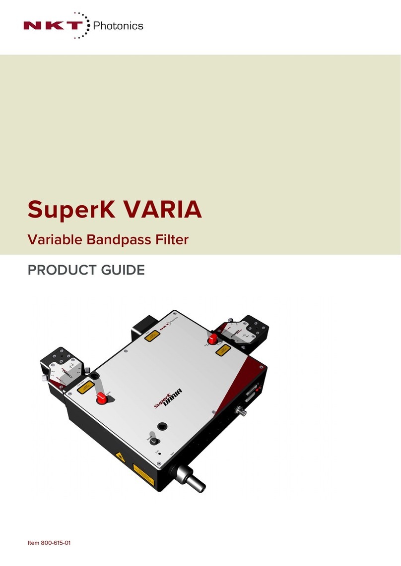 NKT Photonics SuperK VARIA User manual