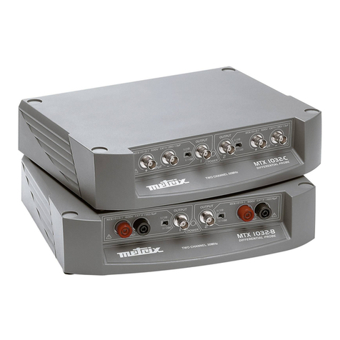 Metrix MTX 1032-B User manual Metrix MTX 1032-B User manual
