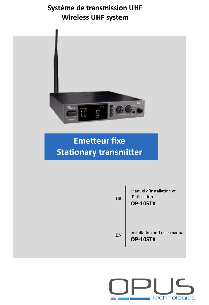 Opus Technologies OP-10STX User manual