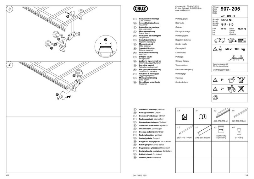 Cruz N+ Series Assembly instructions
