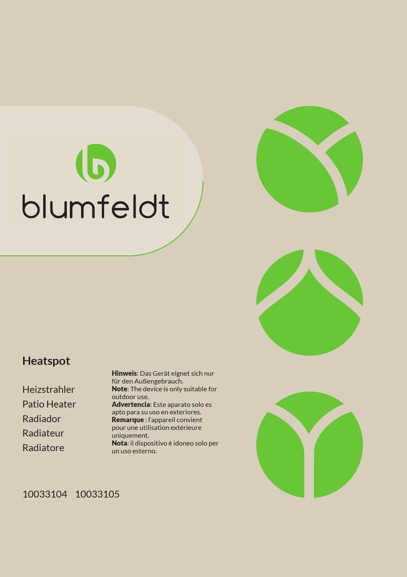 Blumfeldt Heatspot User manual Blumfeldt Heatspot User manual