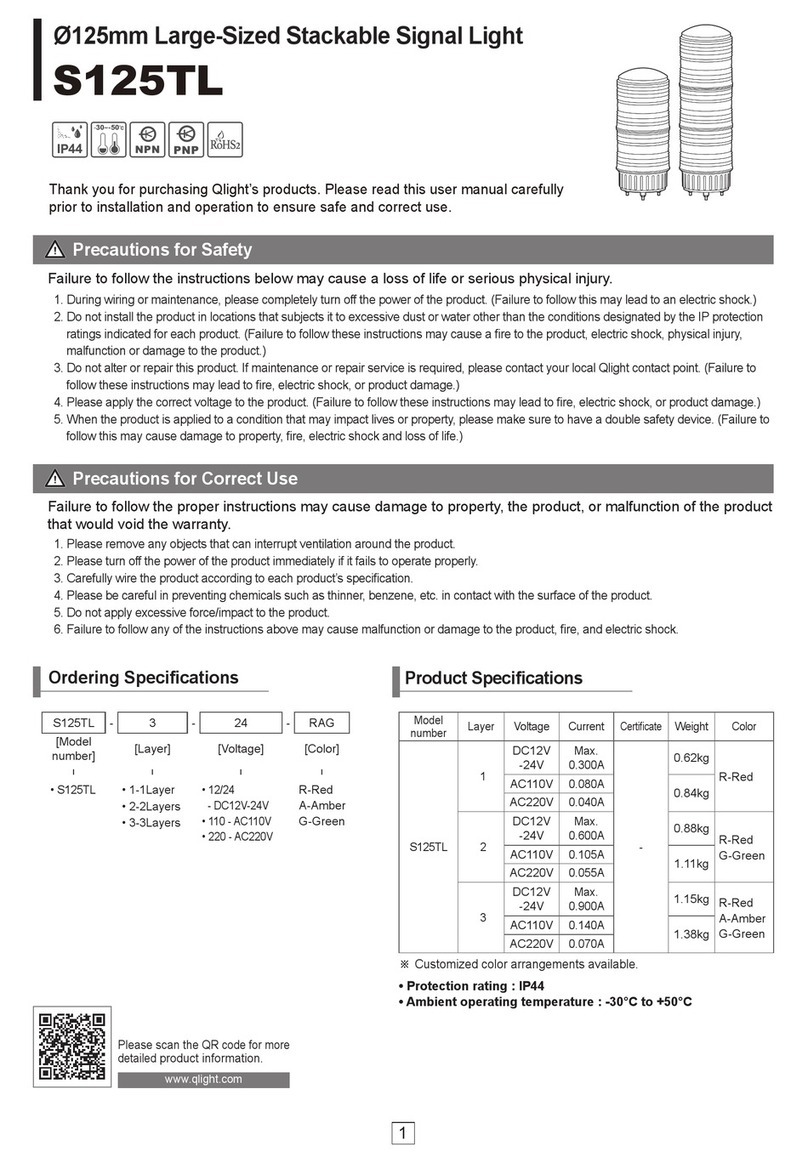 Qlight S125TL user manual