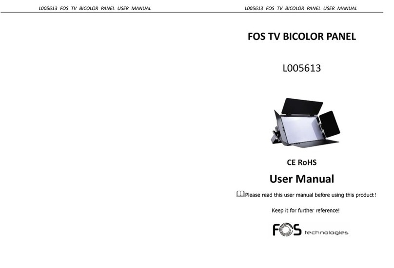FOS Technologies L005613 User manual FOS Technologies L005613 User manual