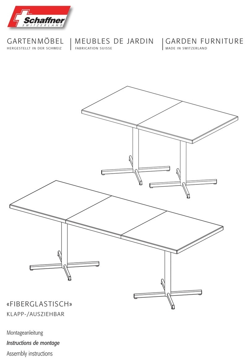 Schaffner FIBERGLASTISCH Assembly instructions