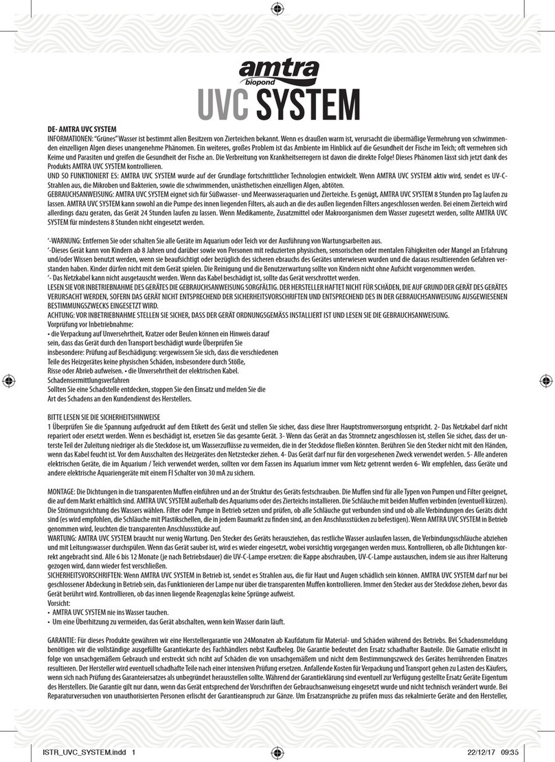 Amtra UVC SYSTEM manual