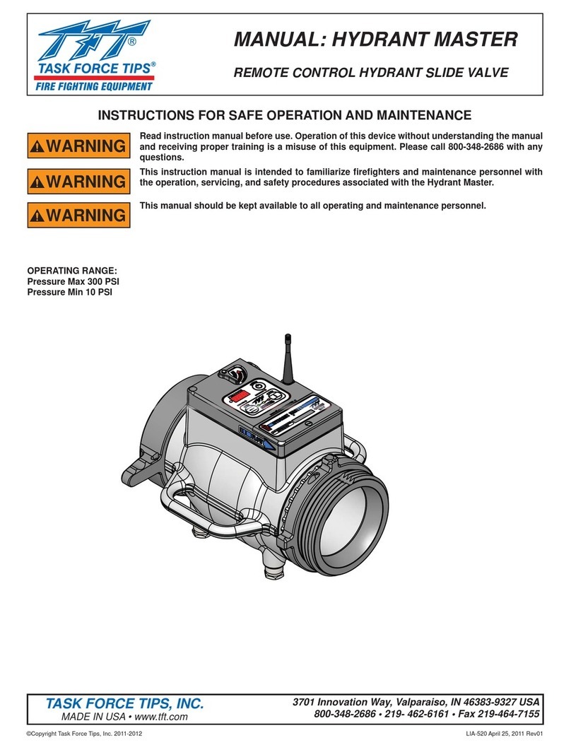 Task Force Tips HYDRANT MASTER INSTRUCTIONS FOR SAFE OPERATION AND MAINTENANCE