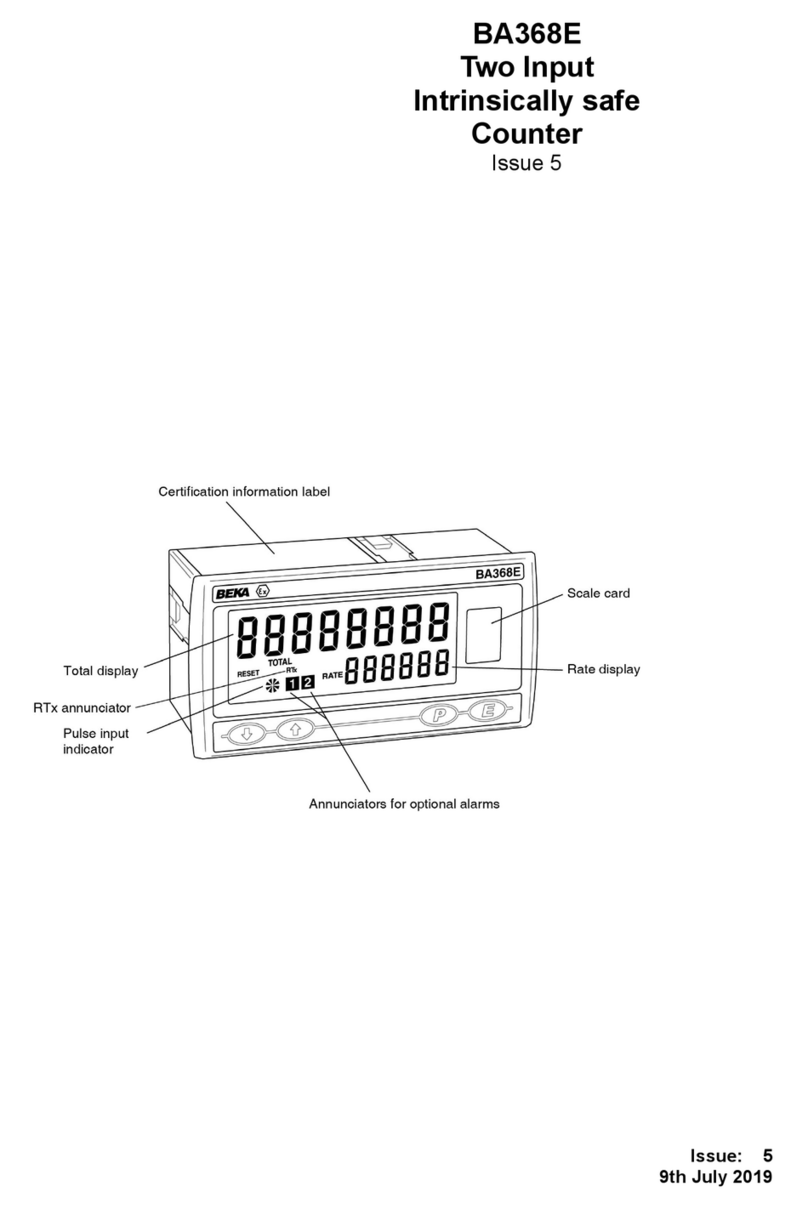 BEKA BA368E User manual