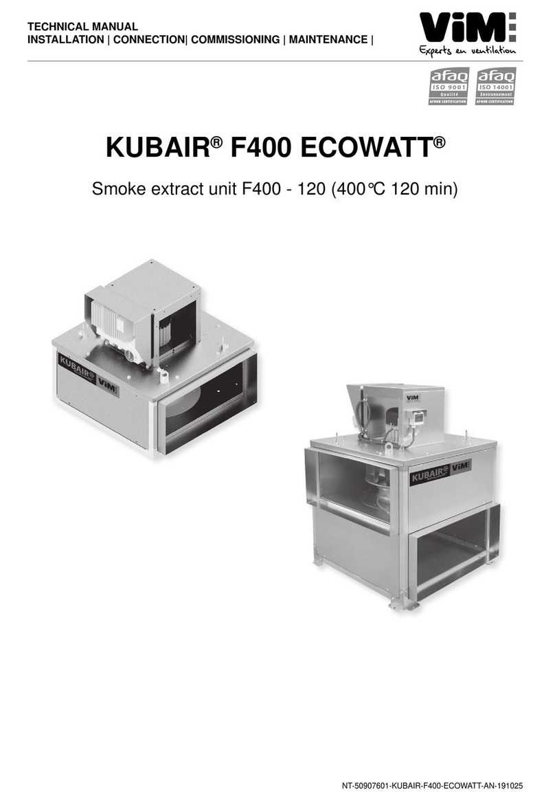ViM KUBAIR F400 ECOWATT CC User manual