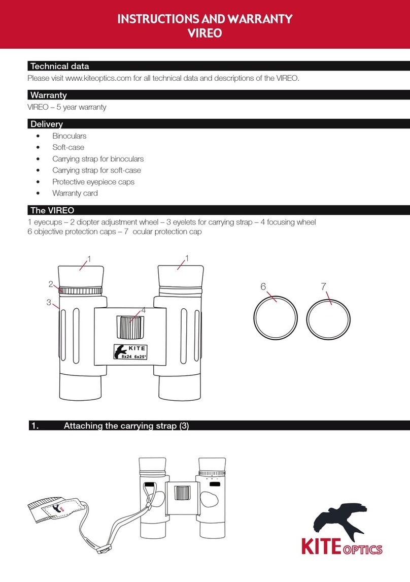 Kite Optics VIREO Instructions and warranty