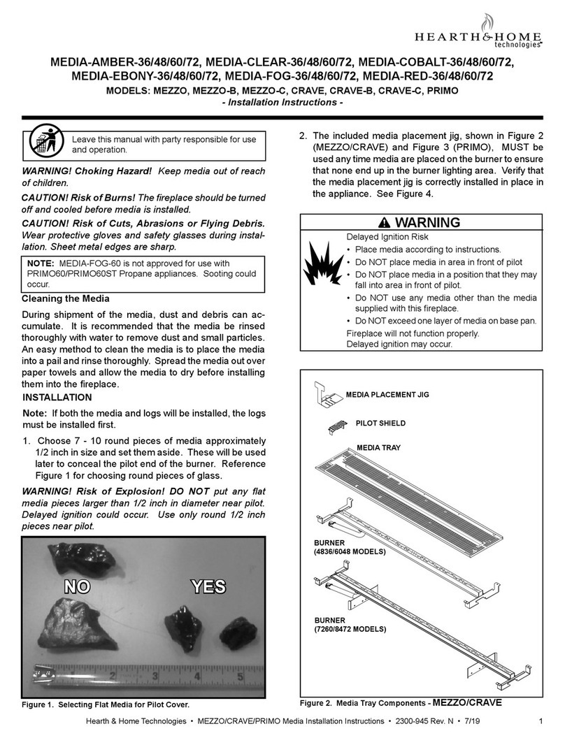 Hearth and Home Technologies MEZZO User manual Hearth and Home Technologies MEZZO User manual