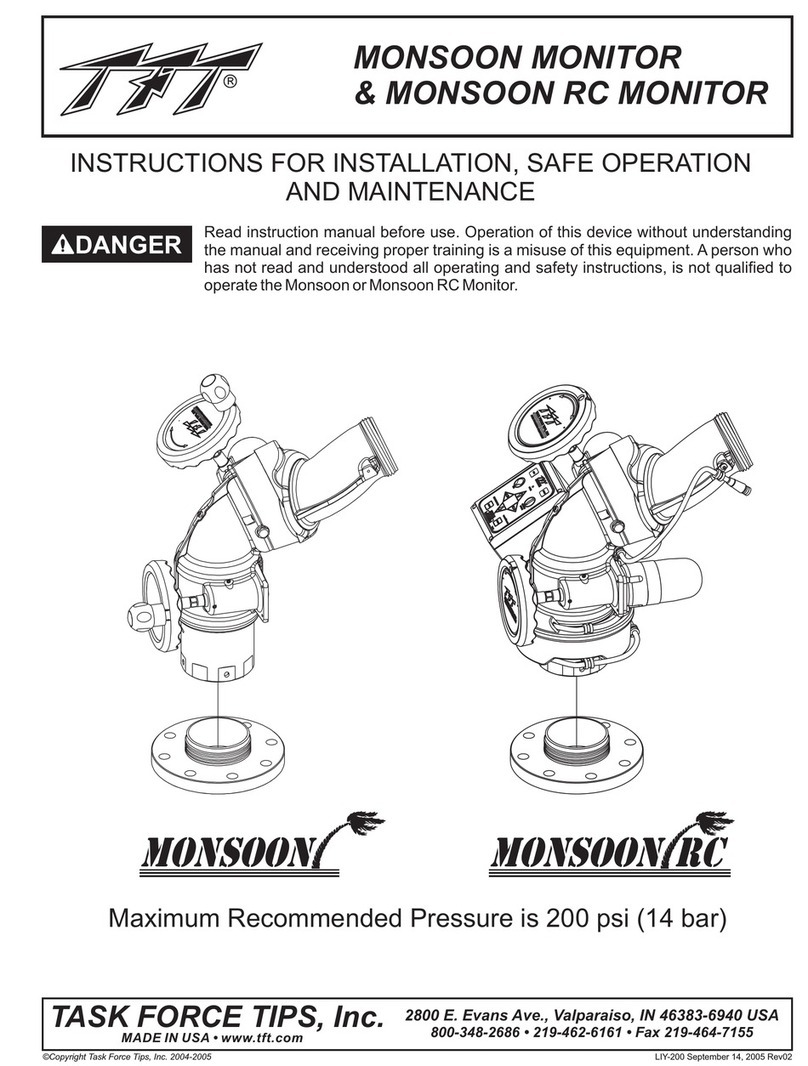 Task Force Tips MONSOON MONITOR Instructions for installation, safe operation and maintenance Task Force Tips MONSOON MONITOR Instructions for installation, safe operation and maintenance