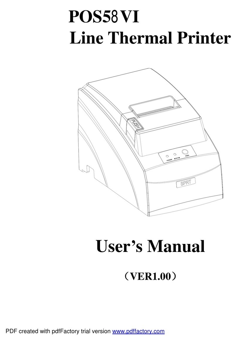 SPRT POS58VI User manual