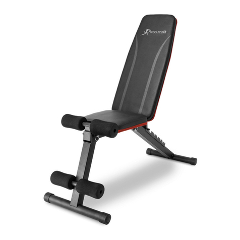 PROSOURCEFIT ADJUSTABLE WEIGHT BENCH Installation guide PROSOURCEFIT ADJUSTABLE WEIGHT BENCH Installation guide