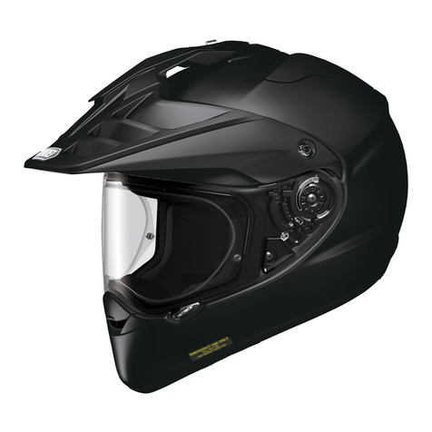 SHOEI HORNET ADV Instructions for use