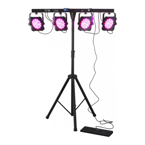 Beamz LED PARBAR 4Way Tricolor instruction manual