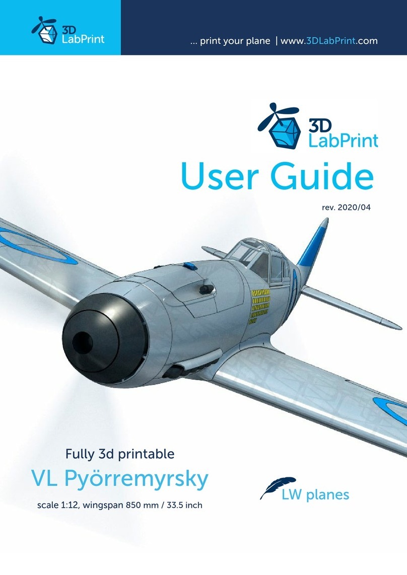 3D LabPrint LW Planes Series User manual
