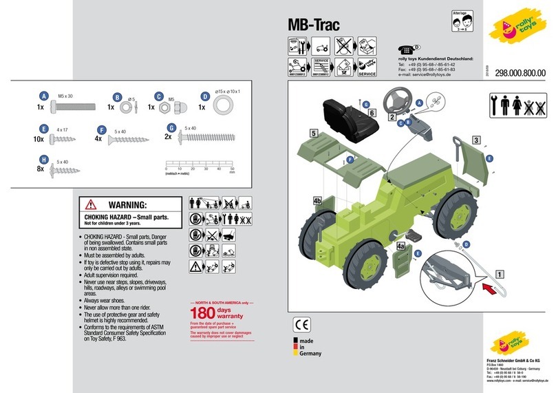 Rolly Toys 298.000.800.00 quick start guide