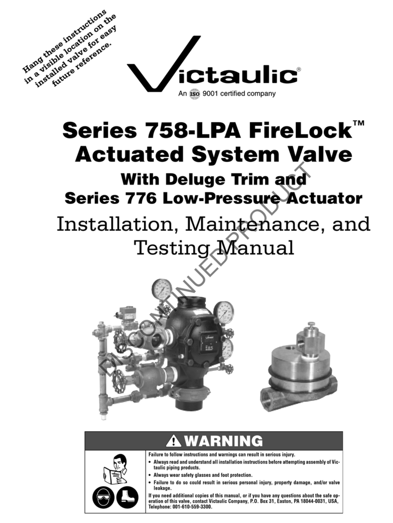 Victaulic FireLock 758-LPA Series Installation, Maintenance, and Testing Manual