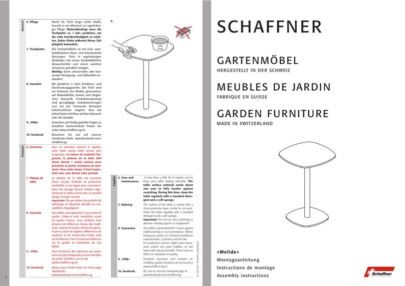 Schaffner Melide Assembly instructions