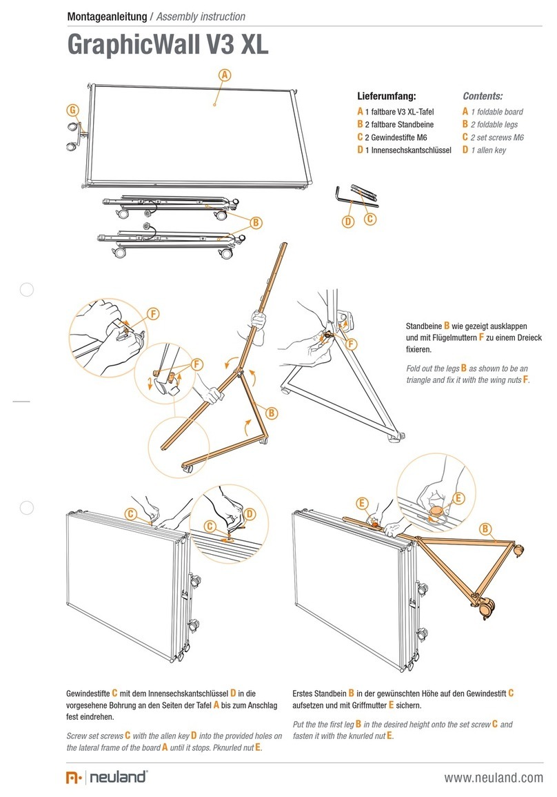 neuland GraphicWall V3 XL Assembly instruction neuland GraphicWall V3 XL Assembly instruction
