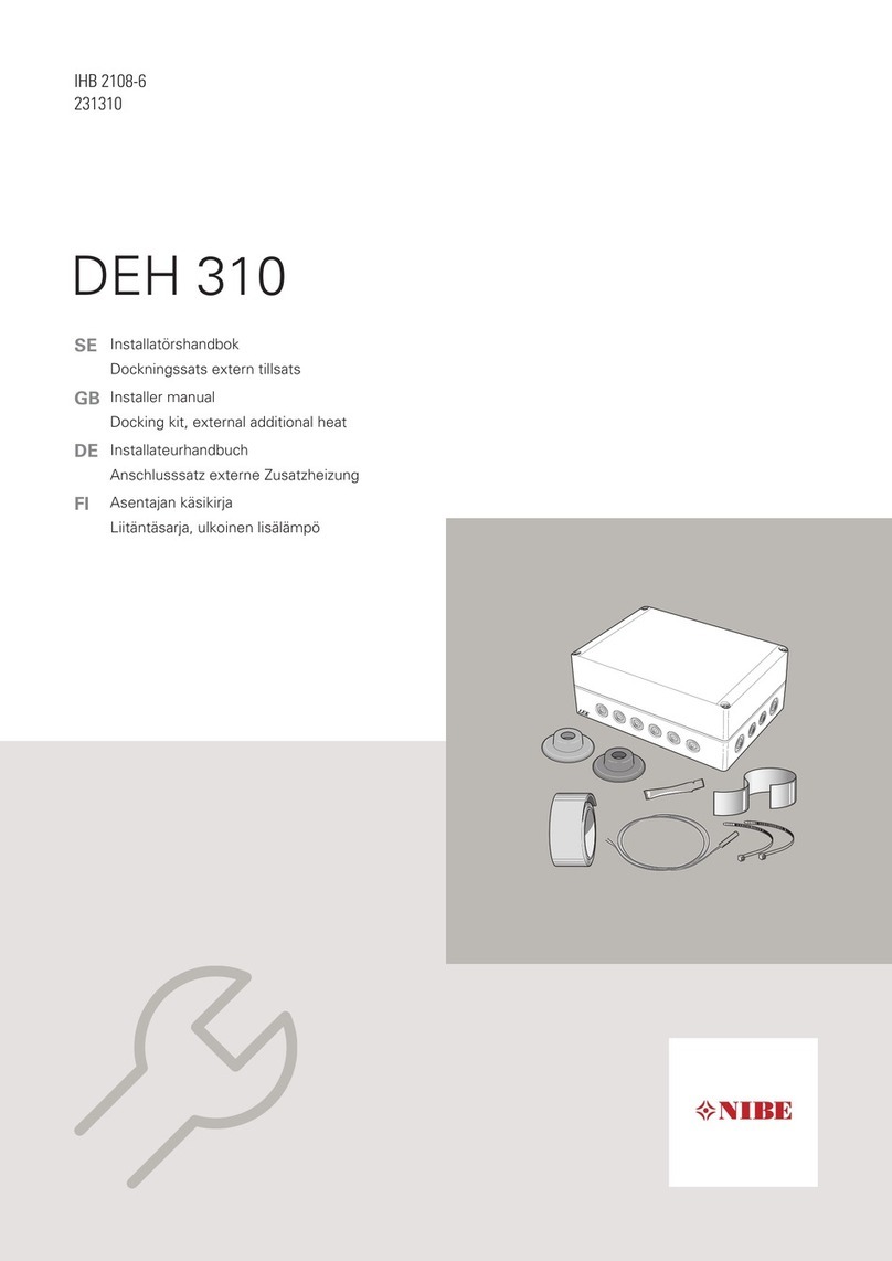 Nibe DEH 310 Installer manual