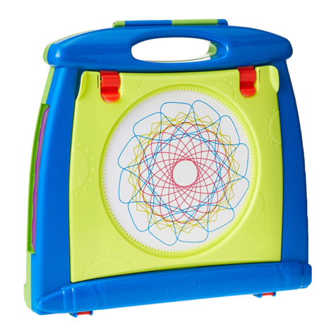Crayola 4-in-1 Spiral Art Studio instruction manual