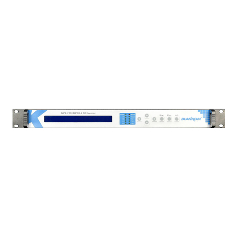 Irenis BLANKOM MPE-2100 quick start guide