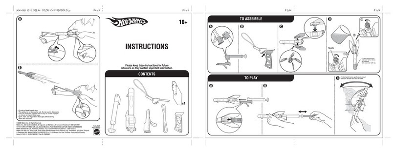 Mattel Double Shotz Power Rocketz J2520 instructions