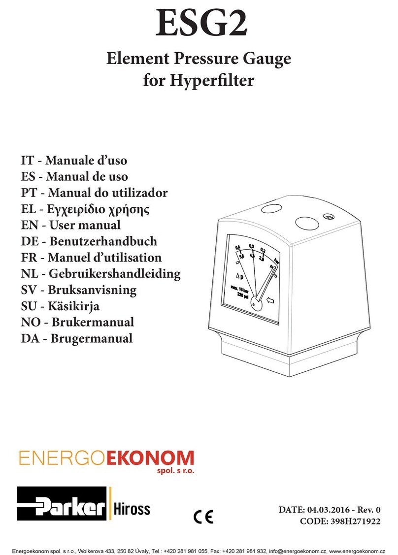 Parker Hiross ESG2 user manual