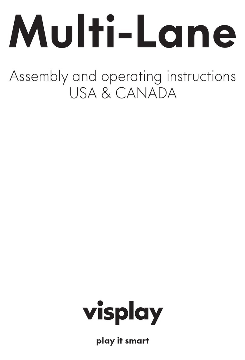 visplay Multi-Lane Assembly and operating instructions