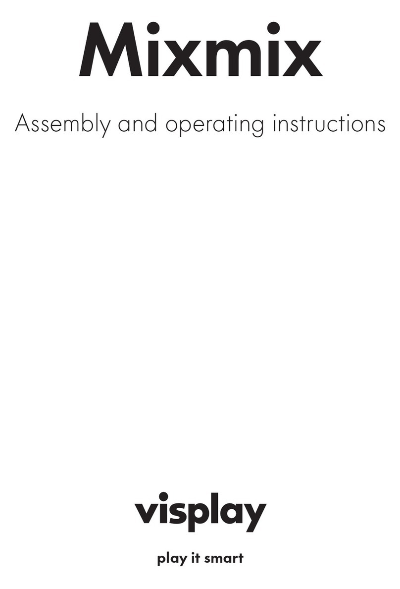 visplay MixMix Assembly and operating instructions
