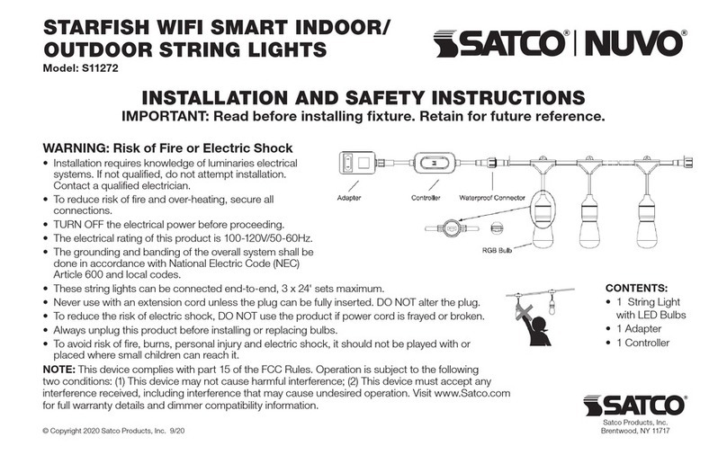Satco NUVO S11272 Manual