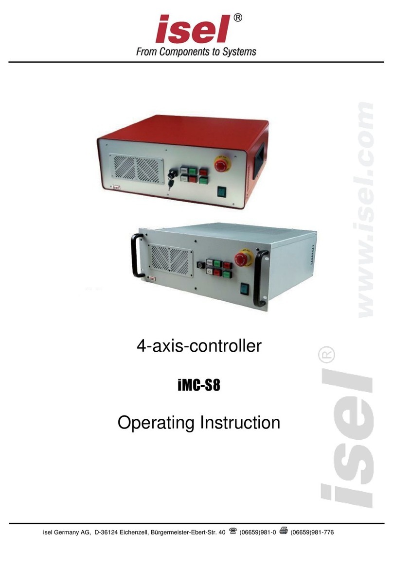 Isel iMC-S8 Operating	 instruction