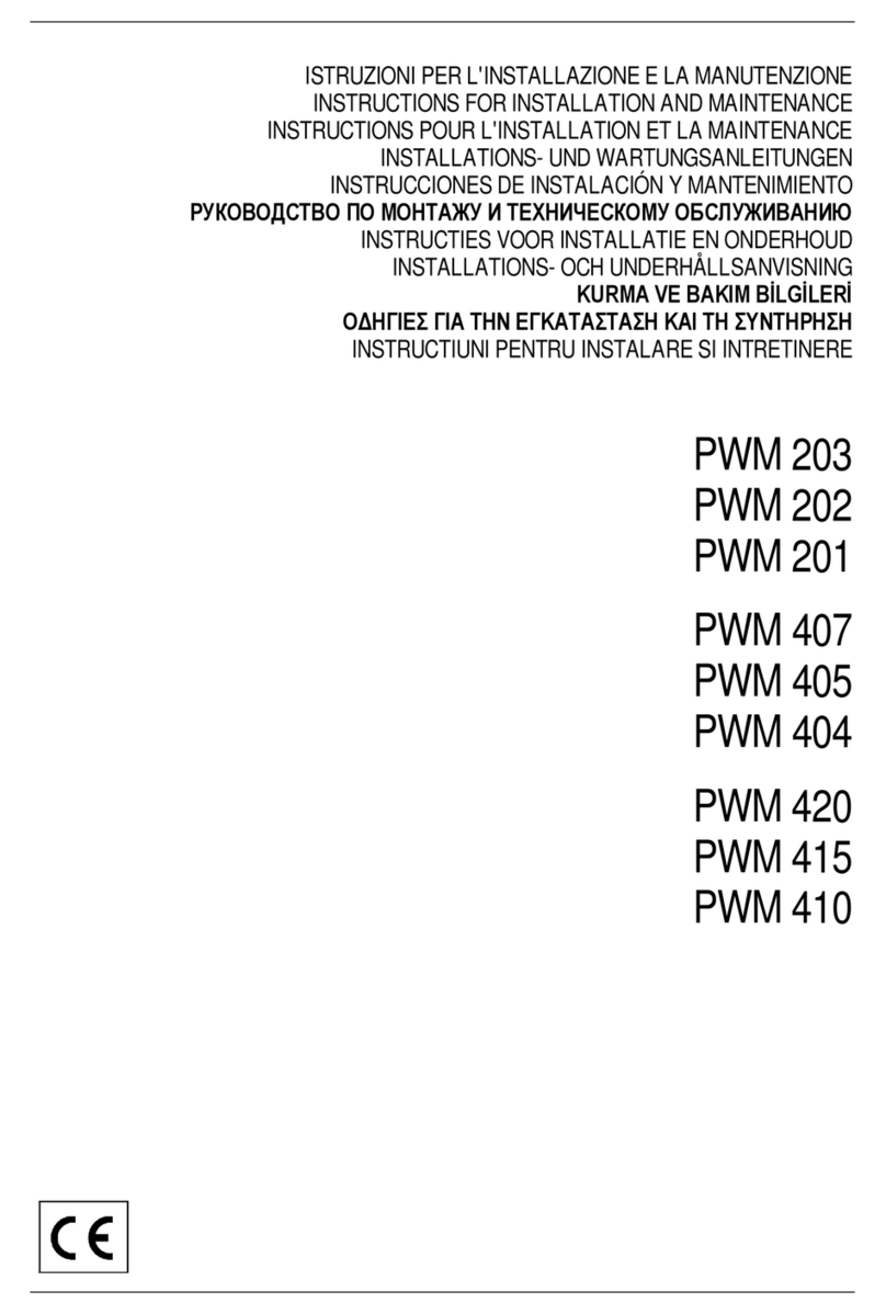 DAB PUMPS PWM 203 Operating and maintenance manual