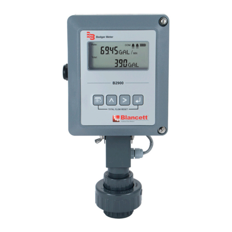 Badger Meter Blancett B2900 User manual