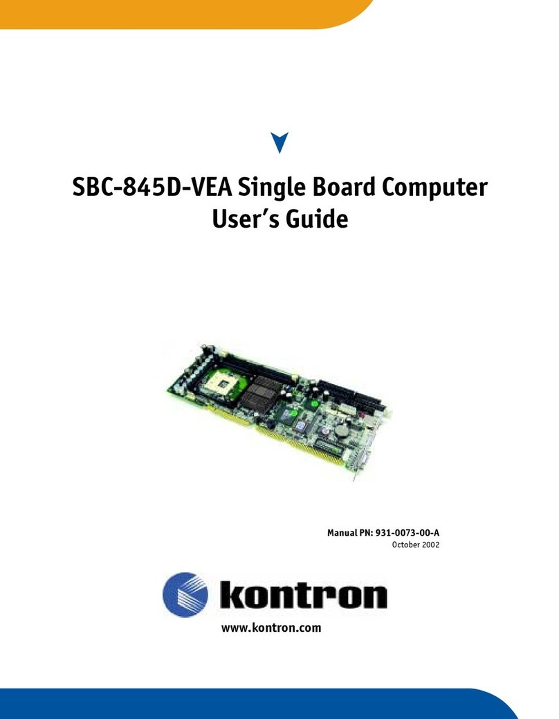 Kontron SBC-845D-VEA user guide