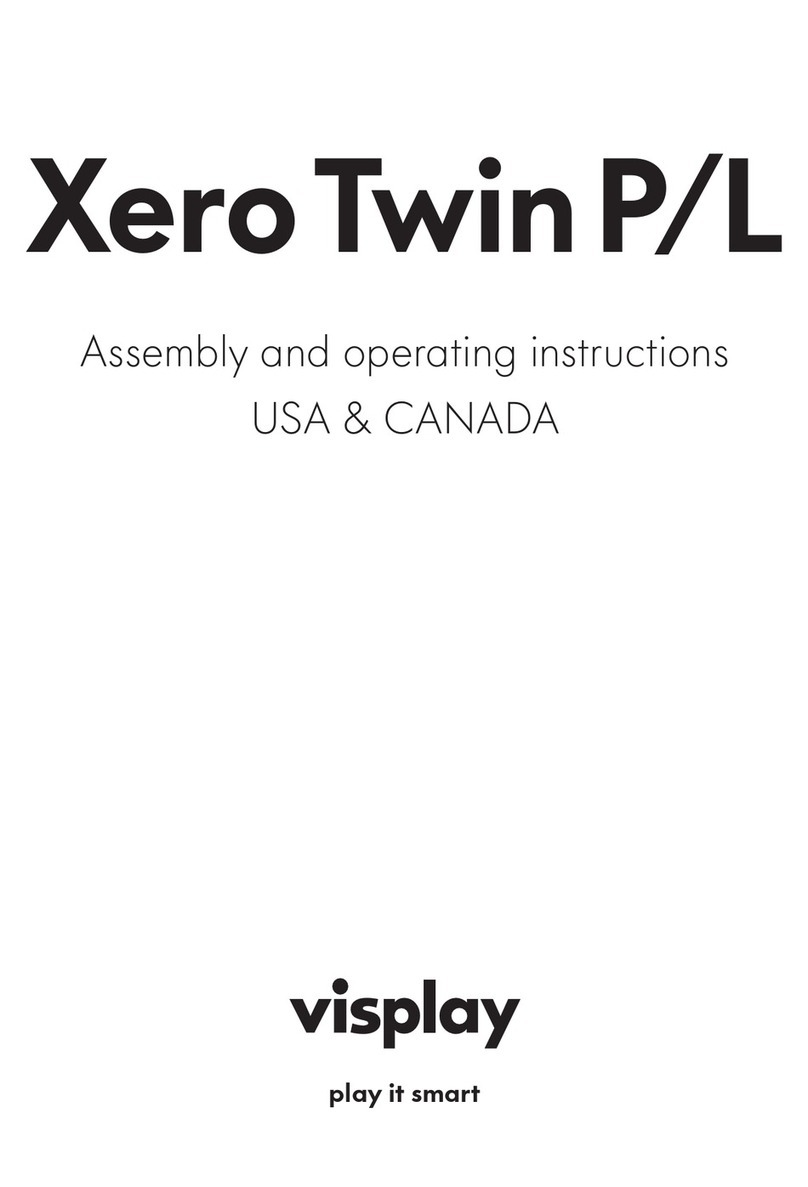 visplay Xero Twin P/L Assembly and operating instructions