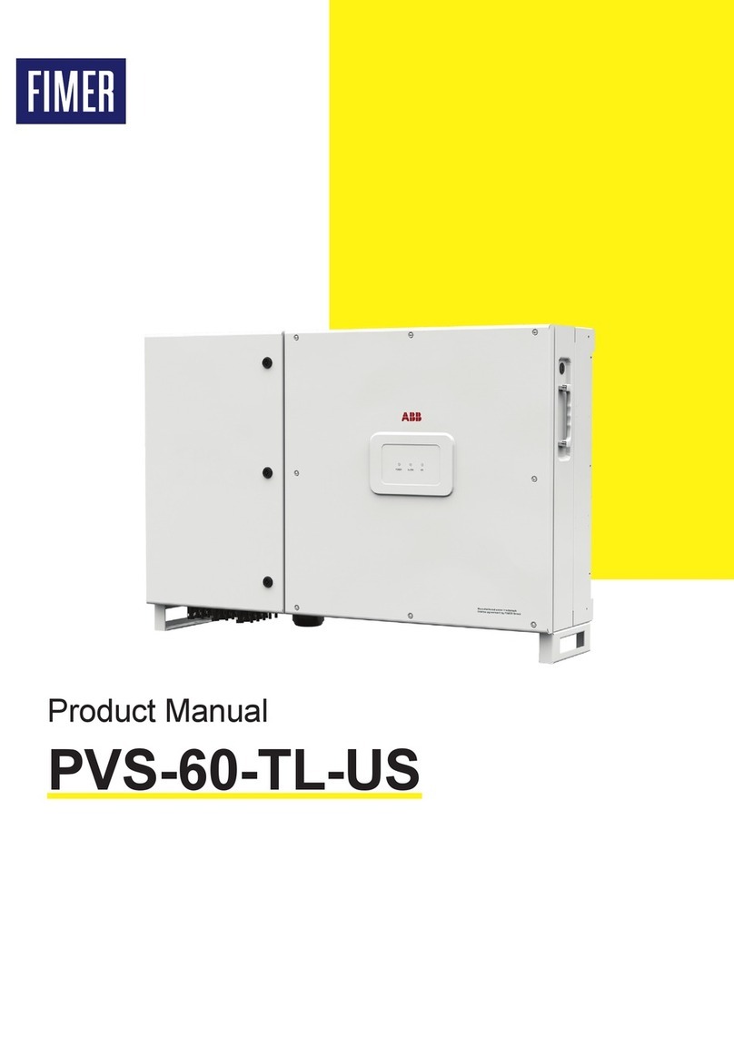 Fimer PVS-60-TL-US User manual