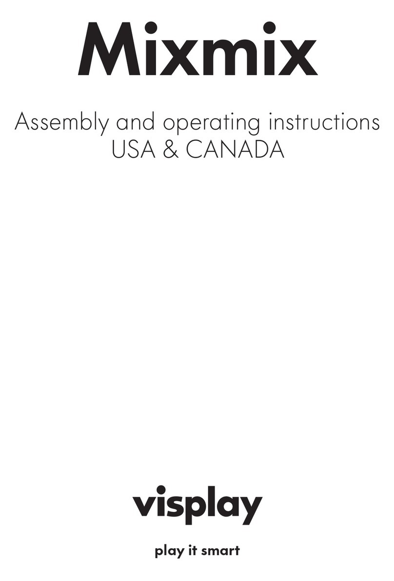 visplay MixMix Assembly and operating instructions