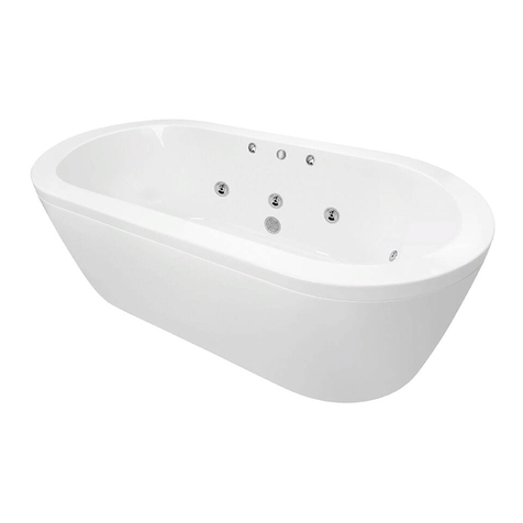 decina FREESTANDING SPA BATH Installation  & owners guide
