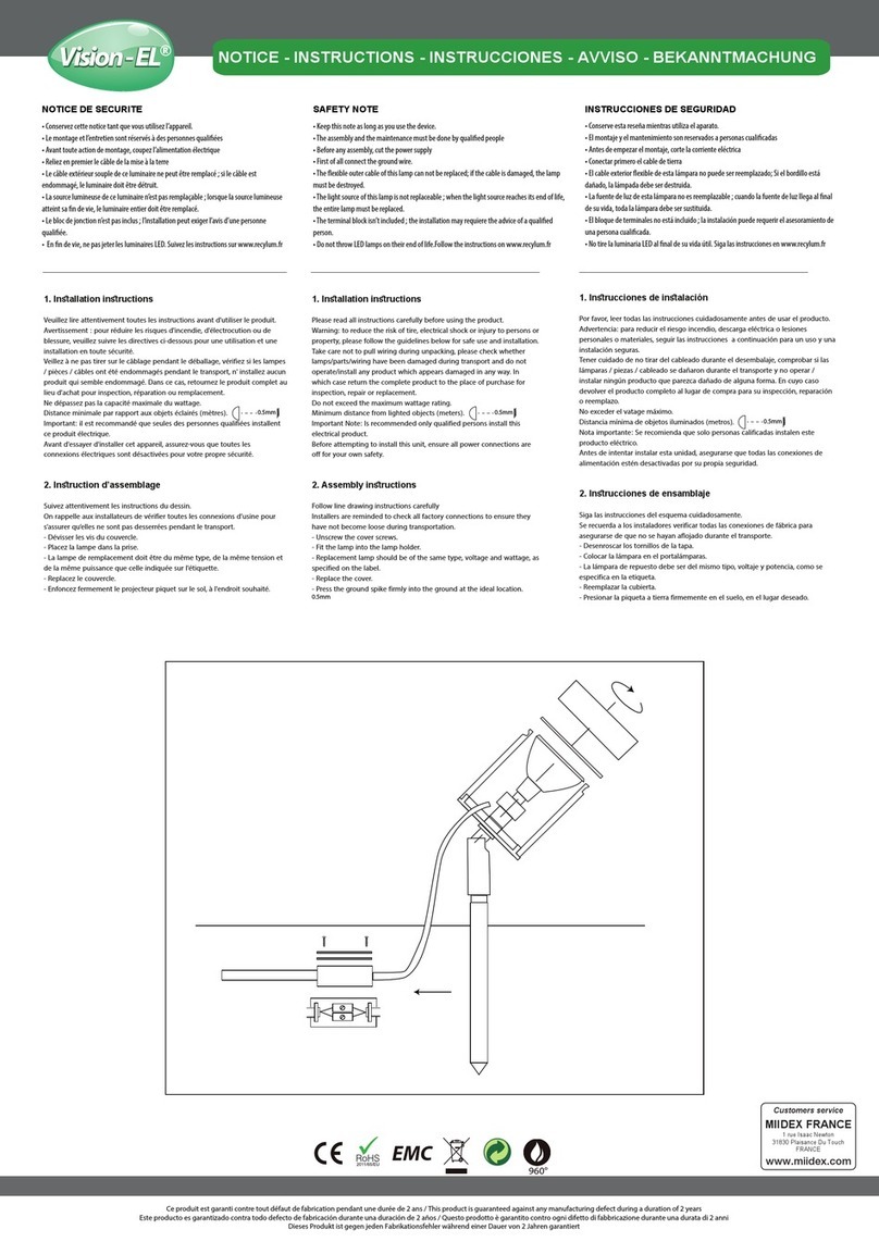 Vision-EL 702800 instructions