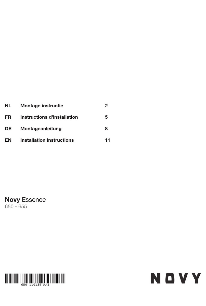 Novy 650 installation instructions