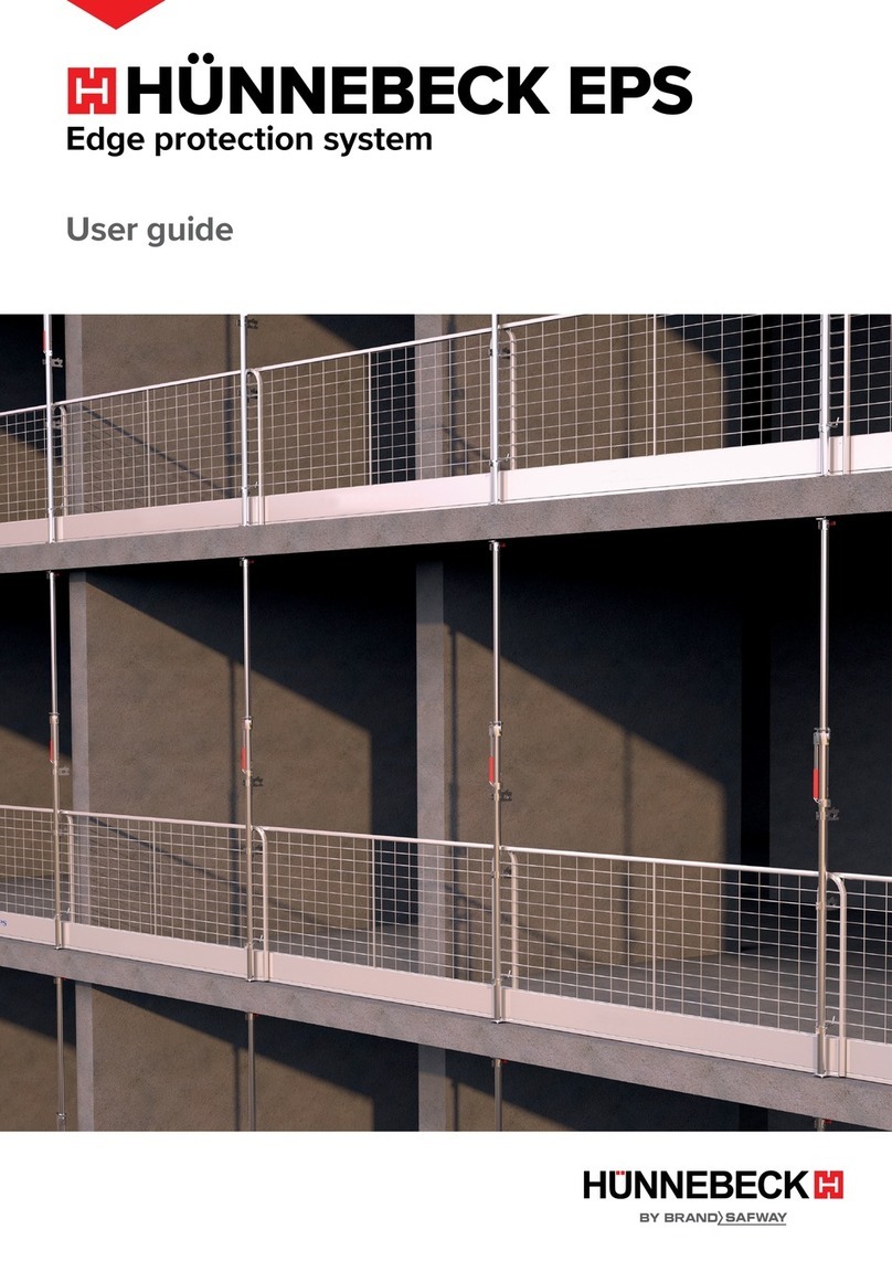 Hunnebeck Edge Protection system user guide