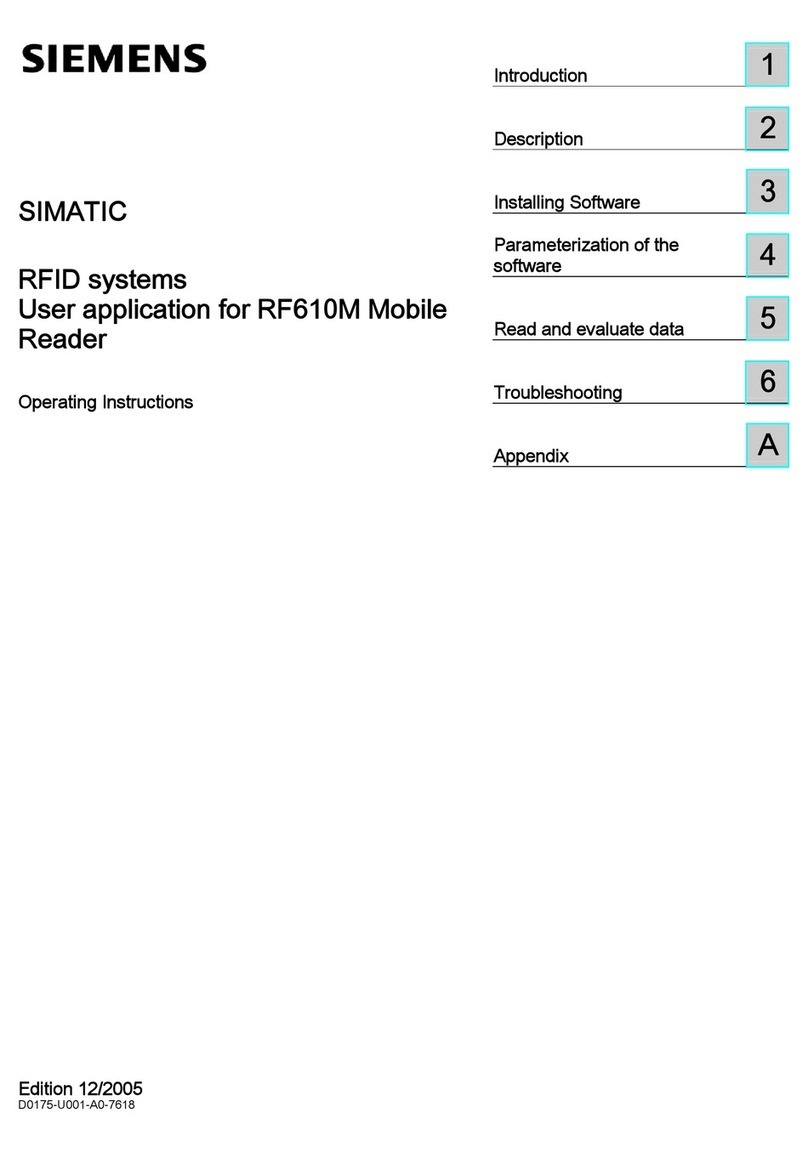 Siemens SIMATIC RF610M User manual