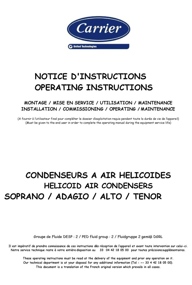 Carrier SOPRANO 50 operating instructions Carrier SOPRANO 50 operating instructions