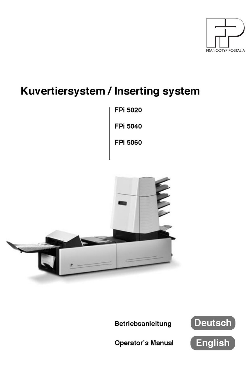 Francotyp-Postalia FPi 5020 Operator's manual