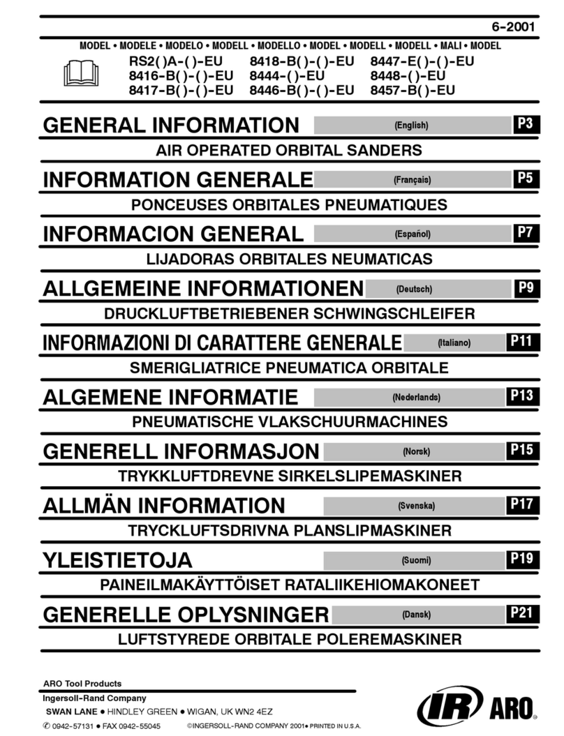 Ingersoll-Rand Aro RS2 A EU Series Configuration guide