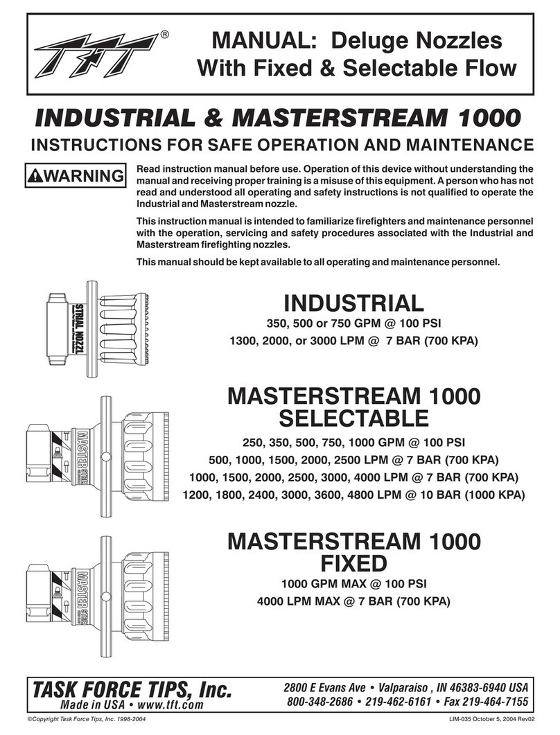 Task Force Tips MASTERSTREAM 1000 Series INSTRUCTIONS FOR SAFE OPERATION AND MAINTENANCE